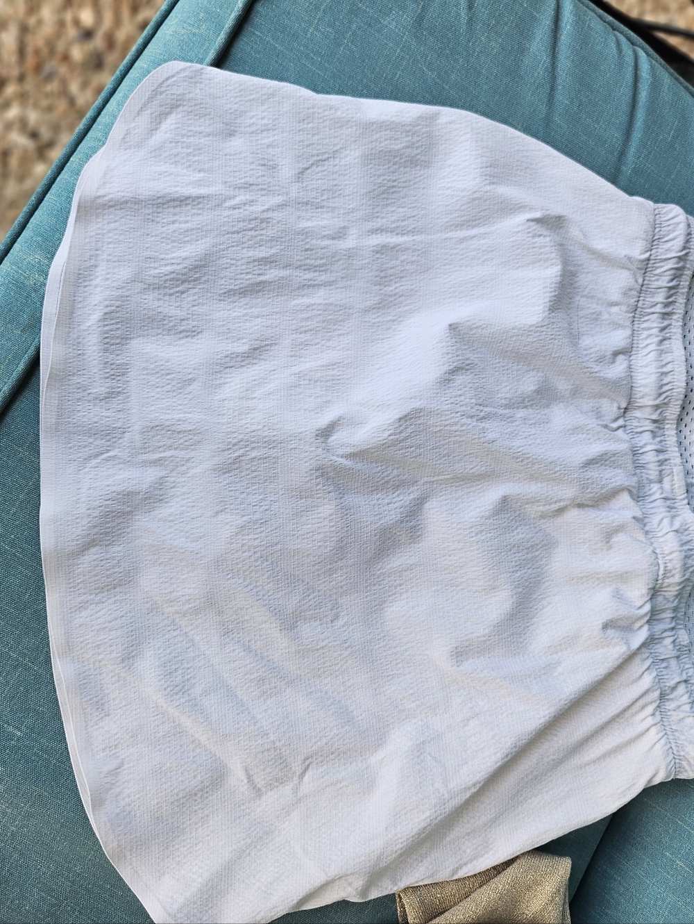 Athleta Crest Skort Womens 0 White Ripstop 15" Stretch Tennis Pickleball Skirt - Picture 8 of 10